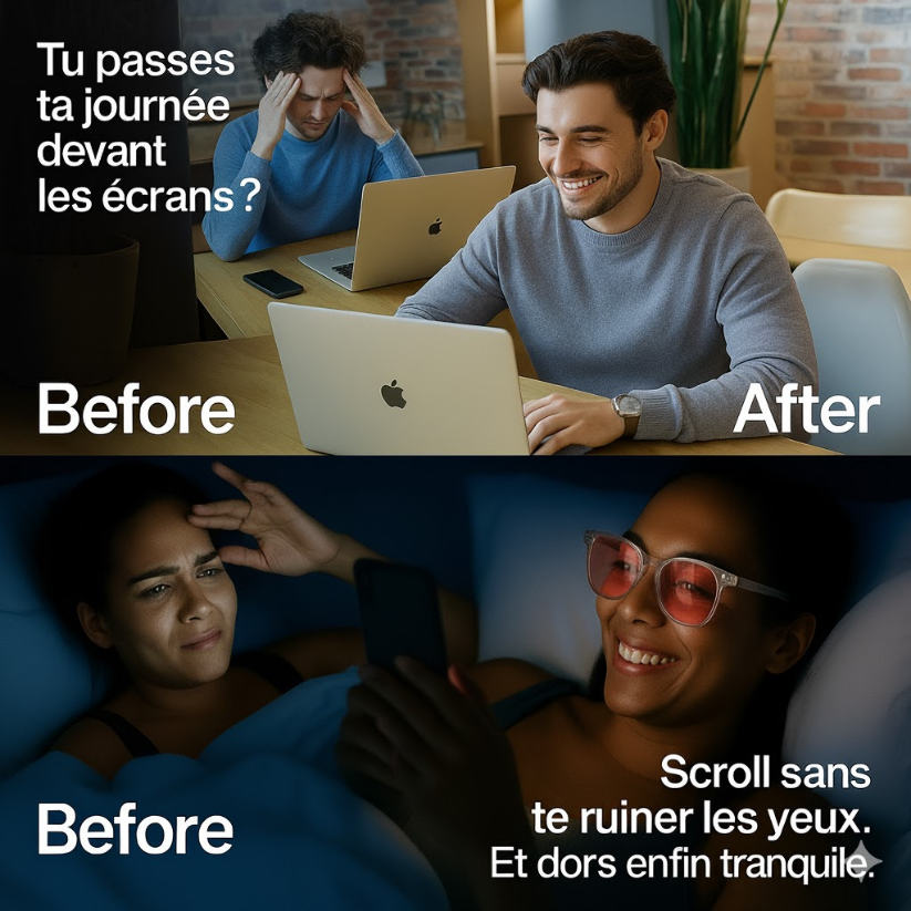 Somnia Lunettes anti-lumière bleue