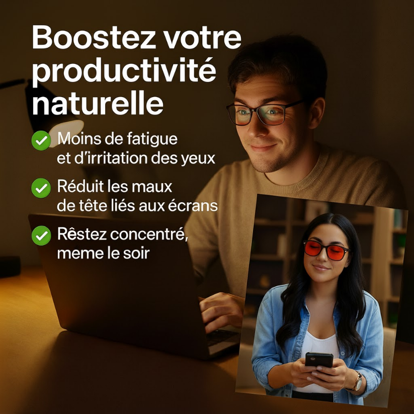 Somnia Lunettes anti-lumière bleue